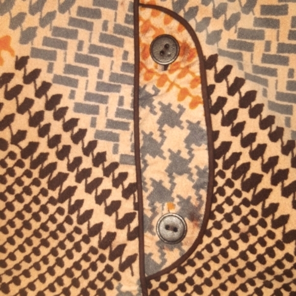 (M)🌟Host Pick🌟🔥ANTHROPOLOGIE🌟🔥Mavae Plaid Velvet Skirt W14.5"×L20" - Picture 13 of 14